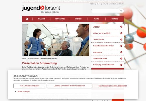 
                            12. Präsentation & Bewertung - Stiftung Jugend forscht e. V.