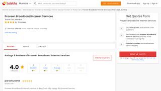 
                            11. Praveen Broadband Internet Services in Thane East, Mumbai ...