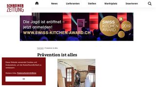 
                            11. Prävention ist alles | SchreinerZeitung – Informatives und Aktuelles ...