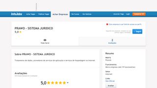 
                            13. PRAWO - SISTEMA JURIDICO - Por Dentro da Empresa | Infojobs