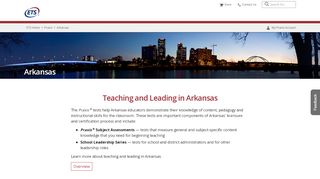 
                            4. Praxis: Arkansas - ETS