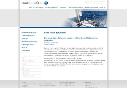 
                            13. Praxis-Brücke Seminare AG - Login