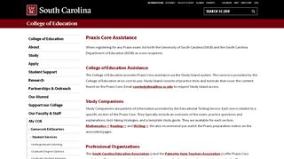 
                            10. Praxis Core Assistance - College of Education | University ...