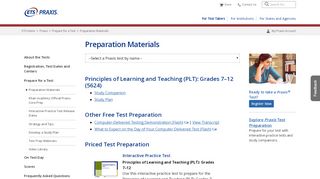 
                            5. Praxis: For Test Takers: Principles of Learning and Teaching (PLT ...