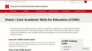 
                            7. Praxis I Core Academic Skills for Educators (CORE) | ...