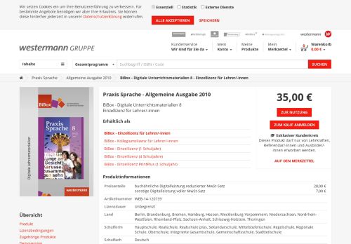 
                            8. Praxis Sprache - Allgemeine Ausgabe 2010 - BiBox - Digitale ...