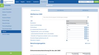 
                            5. Praxisrechner - SIS-Datenbank Steuerrecht