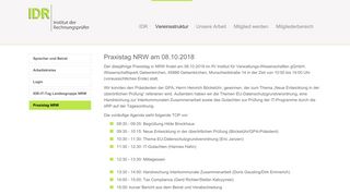
                            6. Praxistag NRW: Institut der Rechnungsprüfer - IDR e.V.