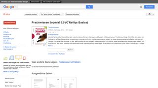 
                            10. Praxiswissen Joomla! 2.5 (O'Reillys Basics)