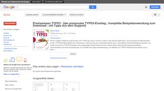 
                            12. Praxiswissen TYPO3 : [der praxisnahe TYPO3-Einstieg ; komplette ...