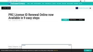 
                            12. PRC License ID Renewal Online now Available in 9 easy steps ...