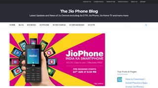 
                            3. Pre-Book Jio Phone Now: Jio Phone Booking Started from 24th Aug ...