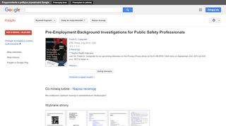 
                            6. Pre-Employment Background Investigations for Public Safety Professionals