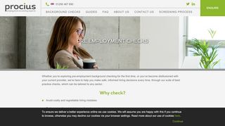 
                            3. Pre-employment Screening - Background Checks | Procius