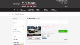 
                            7. Pre-Owned Inventory | McDaniel Automotive