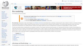 
                            13. Pre-rendering - Wikipedia