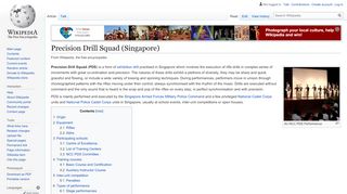 
                            7. Precision Drill Squad (Singapore) - Wikipedia