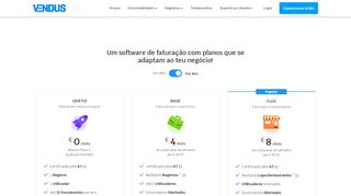 
                            7. Preço do Software de Faturação Cloud - Vendus