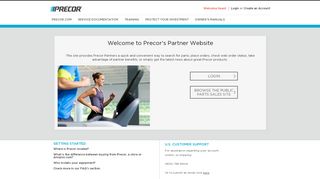 
                            4. Precor Connect Login