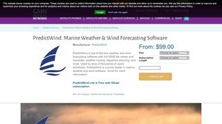 
                            9. PredictWind Marine Weather and Wind Forecasting Software | GMN