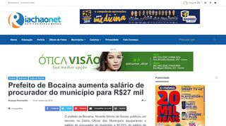 
                            10. Prefeito de Bocaina aumenta salário de procurador do município para ...