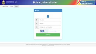 
                            3. Prefeitura de Manaus - Bolsa Universidade - Login