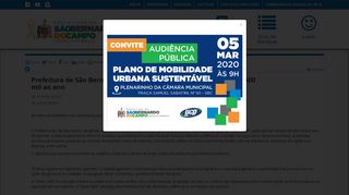 
                            4. Prefeitura de São Bernardo lança a “Nota 1000” com prêmio de R ...