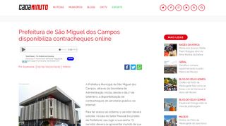 
                            5. Prefeitura de São Miguel disponibiliza contracheques online - Interior