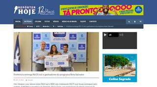 
                            9. Prefeitura entrega R$170 mil a ganhadores do programa Nota Salvador