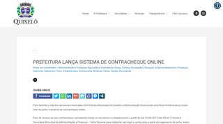 
                            5. PREFEITURA LANÇA SISTEMA DE CONTRACHEQUE ONLINE ...