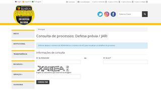 
                            12. Prefeitura Municipal de Ilhéus - Login de defesa de autuação de trâsito