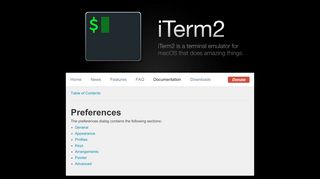 
                            10. Preferences - Documentation - iTerm2 - macOS Terminal Replacement