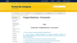 
                            8. Pregão Eletrônico - Fornecedor - Comprasnet