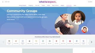 
                            3. Pregnancy, Parenting, and Baby Community & Forums | What To Expect