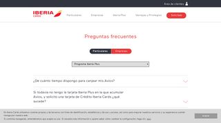 
                            7. Preguntas frecuentes - Programa Iberia Plus | Iberia Cards