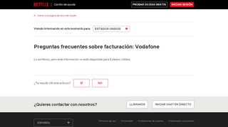 
                            7. Preguntas frecuentes sobre facturación: Vodafone - Netflix Help Center