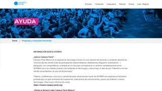 
                            7. Preguntas y Respuestas – Campus Party México