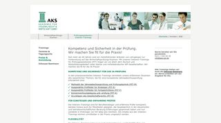 
                            2. Preise & Anmeldung - AKS || Prüfungsassistenten-Trainings