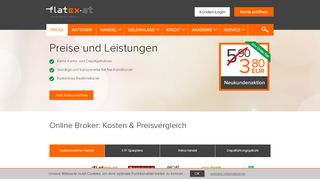 
                            9. Preise | flatex online Broker