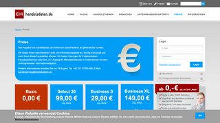 
                            3. Preise | Handelsdaten.de | Statistik-Portal zum Handel