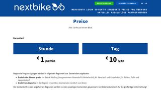 
                            6. Preise - Nextbike