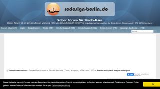 
                            7. Preise nur nach Login anzeigen - Jimdo-Forum