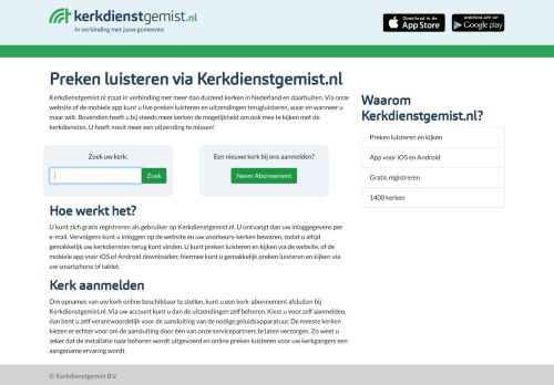 
                            4. Preken luisteren via Kerkdienstgemist.nl - Kerkdienstgemist.nl