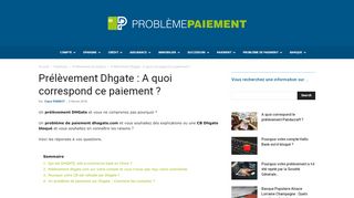 
                            10. Prélèvement Dhgate sur votre compte : Explications