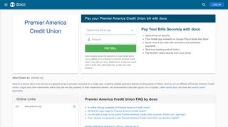 
                            11. Premier America Credit Union: Login, Bill Pay, Customer Service ...