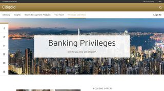 
                            6. Premier Banking Benefits | Citigold - Citi Hong Kong - Citibank