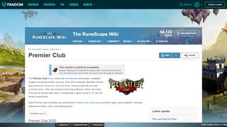 
                            10. Premier Club | RuneScape Wiki | FANDOM powered by Wikia