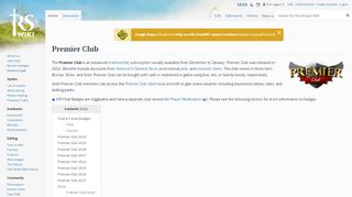 
                            11. Premier Club - The RuneScape Wiki