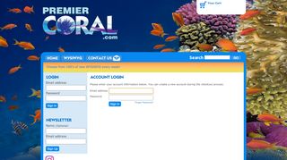 
                            11. Premier Coral - Account Login