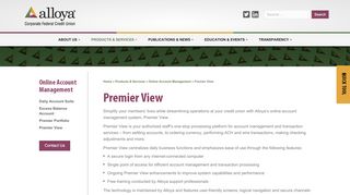 
                            2. Premier View – Alloya Corporate Federal Credit Union